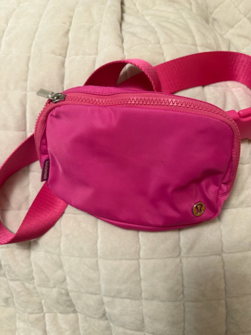 lululemon athletica Hot Pink Crossbody Belt Bag
